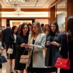 Experiencia de compra lujosa con personal shoppers y boutiques.