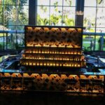 Lobby bar with a warm and inviting atmosphere.