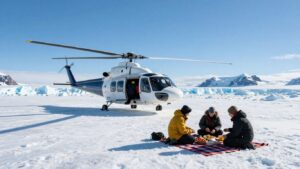 Read more about the article Arctic Helicopter Expeditions with Glacier Picnics